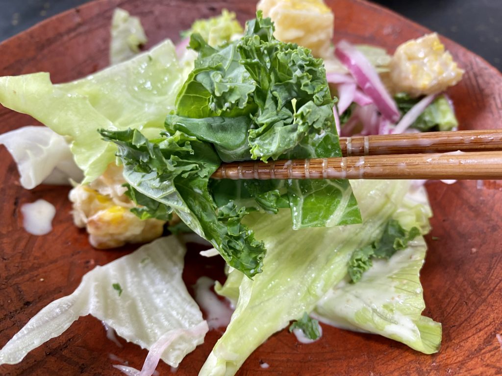 美味いサラダケールグリーン