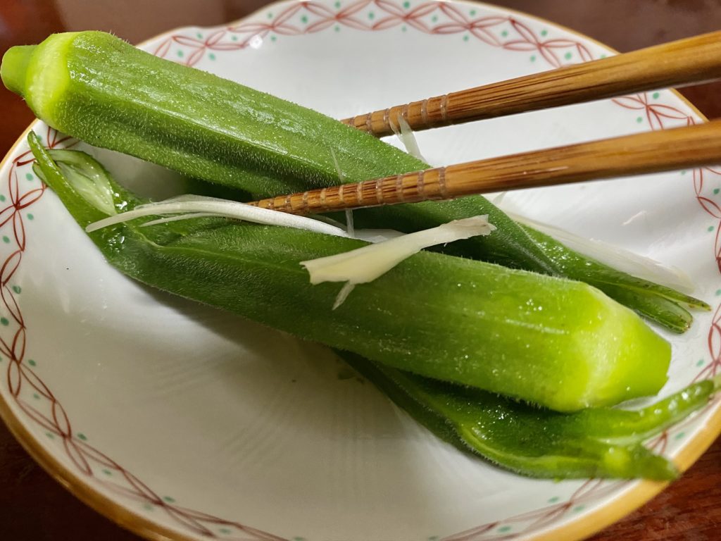 無農薬野菜のミレーオクラ