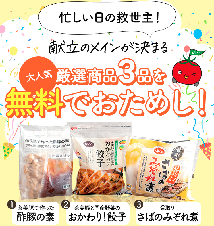 おうちコープのお試しセットまとめ