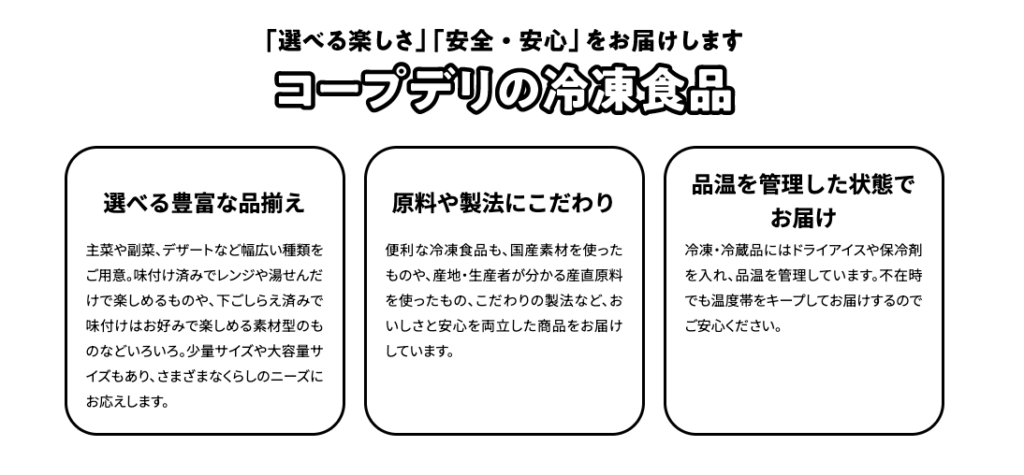 コープデリのお試しセットで良くある質問