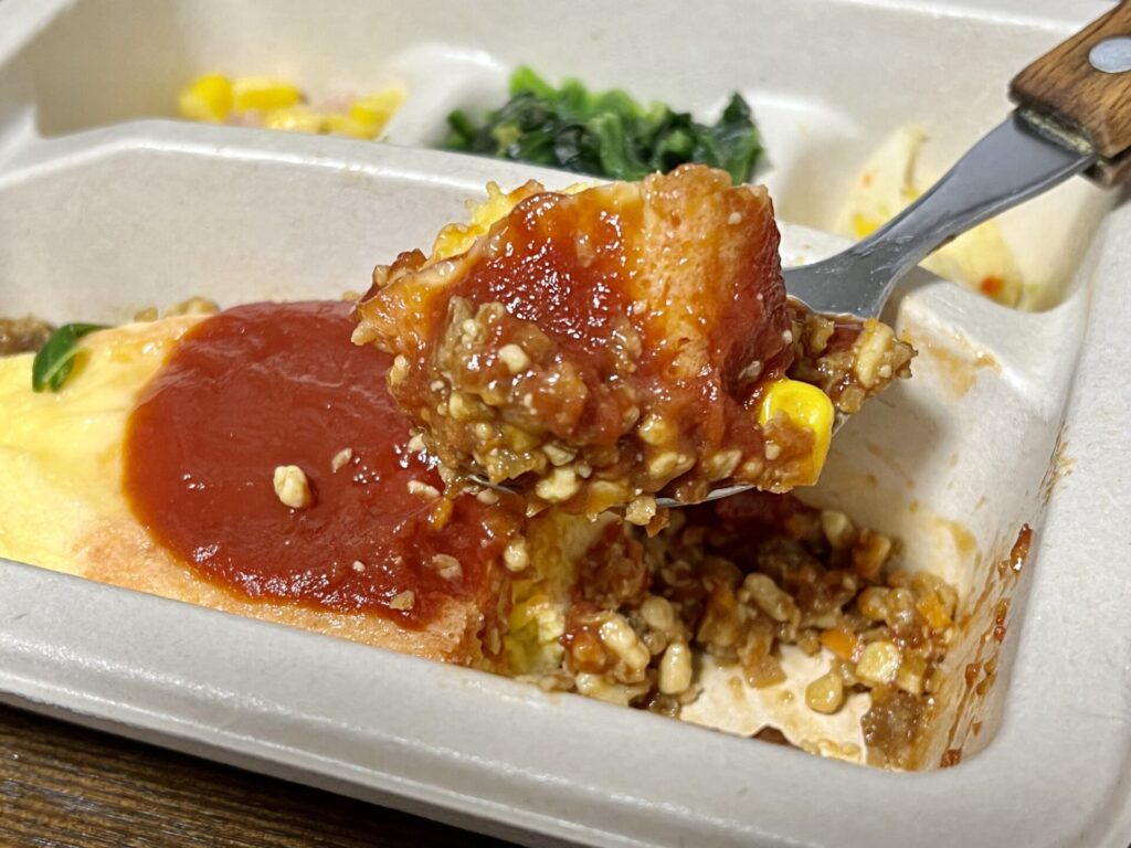 ポムの樹監修オムライスを食べた口コミ