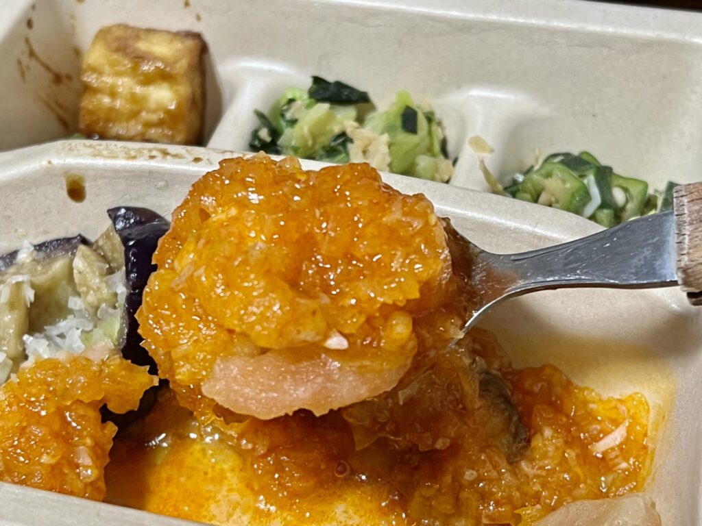 海老のチリソースを食べた口コミ