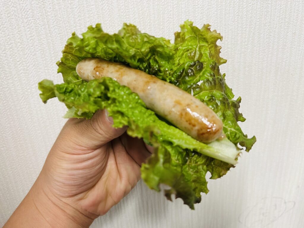 ジージーサプライをソーセージに巻いて食べてみました